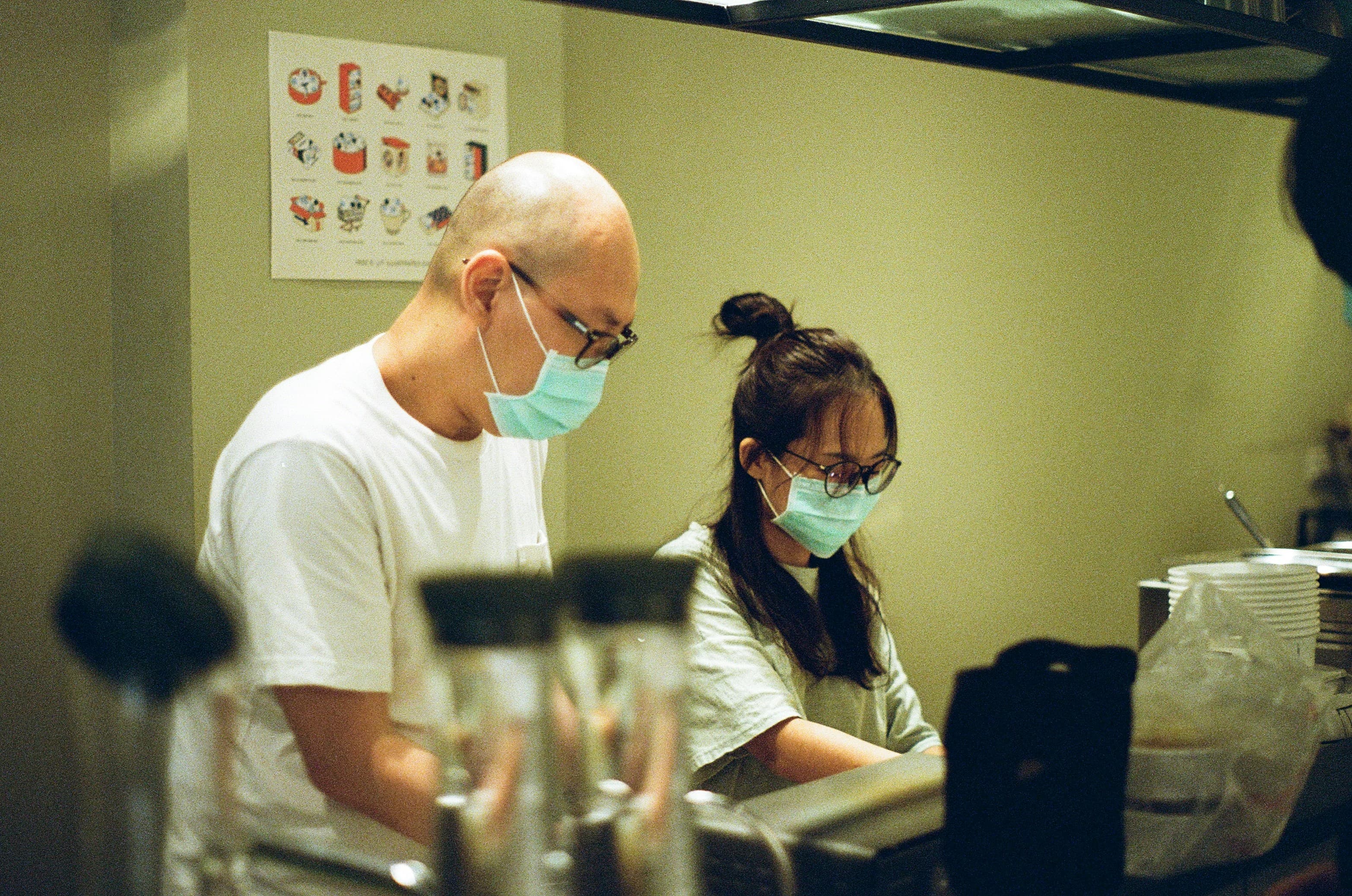 Healthcare professional with elderly patient